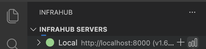 Infrahub Server Tree with Graph Icon