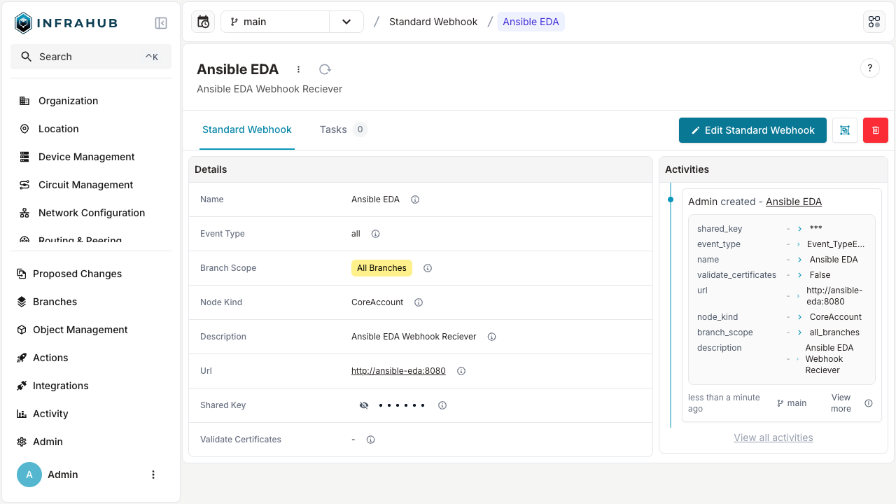 Webhook Detail